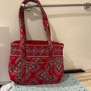 Vera Bradley | Frankly Scarlet Red Paisley
Shoulder Bag Handbag Purse Re…